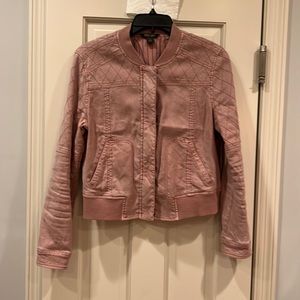 Light pink bomber jacket